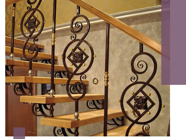 Изготовление кованых лестниц под ключ в Сорочинске