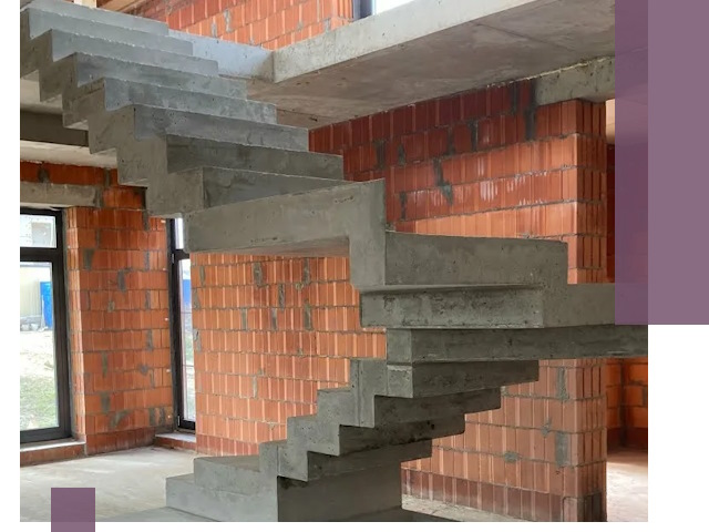 Изготовление бетонных лестниц под ключ в Сорочинске