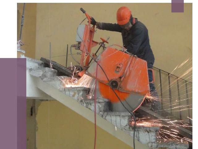 Демонтаж бетонных лестниц в Сорочинске от 4648 руб. за м2 | ПРОЛЁТ-Срч