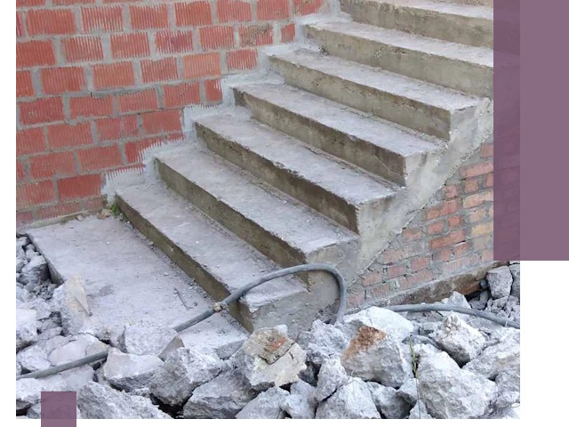 Демонтаж бетонных лестниц в Сорочинске: быстро и безопасно