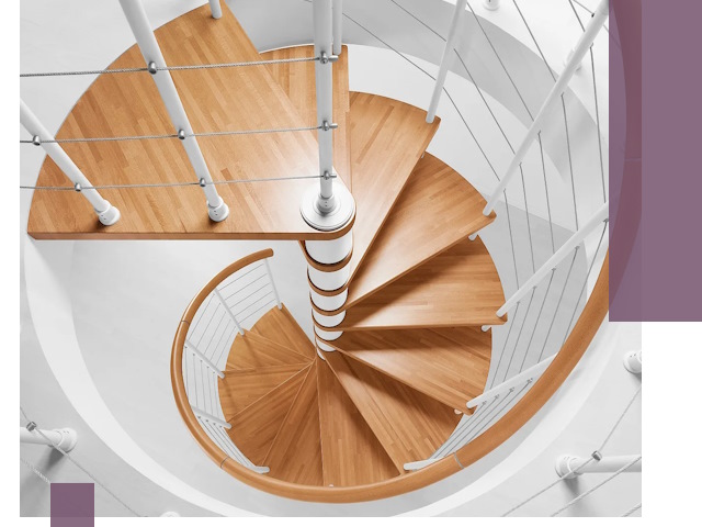 Изготовление винтовых лестниц под ключ в Сорочинске