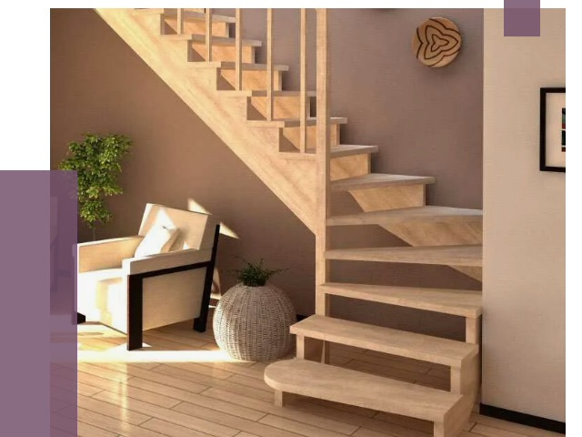 Изготовление Г-образных лестниц в Сорочинске от 19107 руб. 