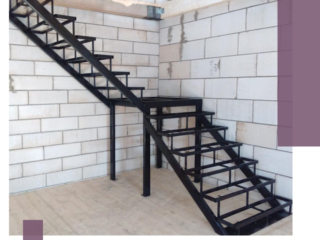 Лестницы на металлокаркасе под ключ в Сорочинске — изготовление и монтаж