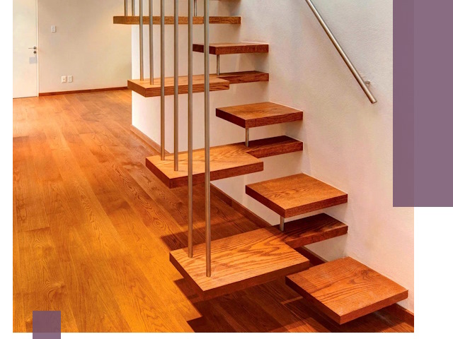 Лестницы «гусиный шаг» на заказ в Сорочинске для узких пространств