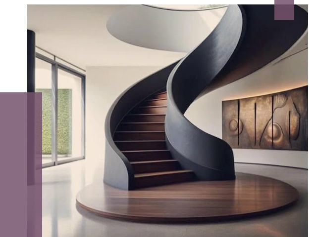 Элитные лестницы под заказ в Сорочинске от 191068 руб. — ПРОЛЁТ-Срч