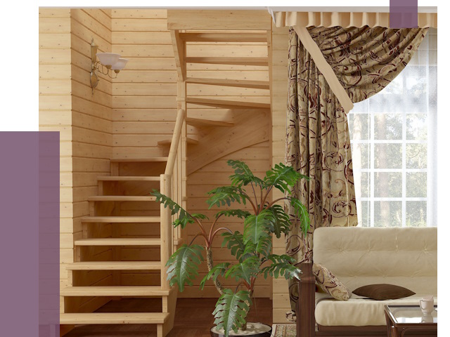 Лестницы для дачи в Сорочинске от 76685 руб.  | ПРОЛЁТ-Срч