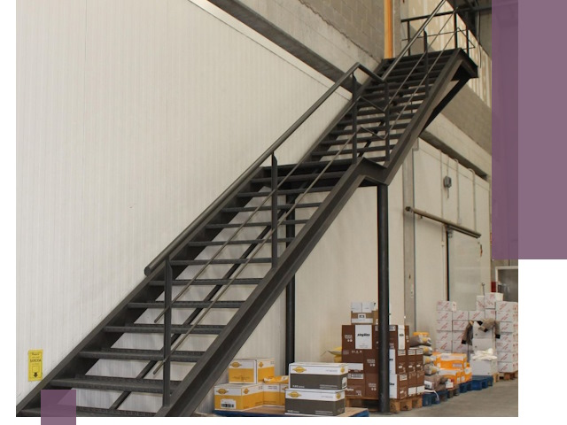 Лестницы для производства в Сорочинске — изготовление и монтаж