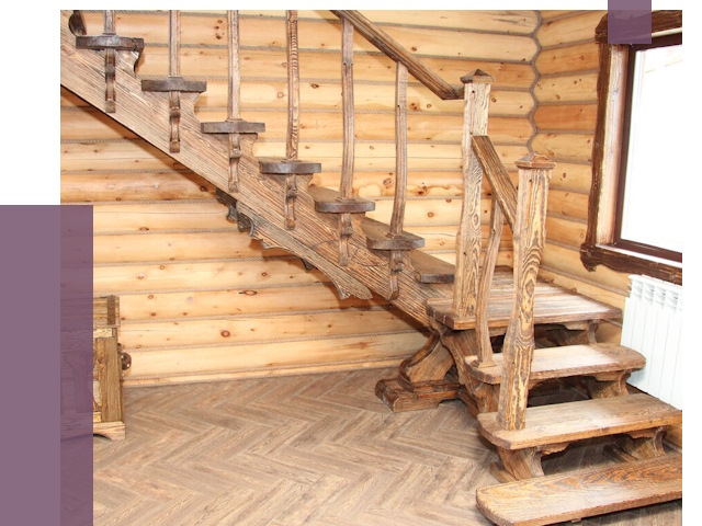 Лестницы в баню в Сорочинске от 19313 руб. — изготовление | ПРОЛЁТ-Срч