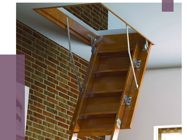 Установка чердачной лестницы в Сорочинске от 7901 руб. | ПРОЛЁТ-Срч