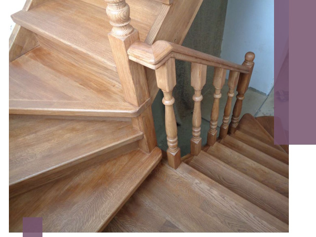 Дубовые лестницы под ключ в Сорочинске: изготовление и монтаж