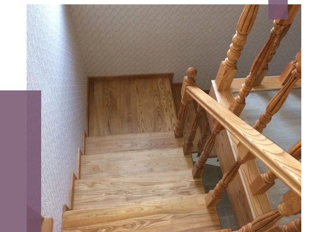 Сосновые лестницы в Сорочинске под ключ от 8159 руб.  | ПРОЛЁТ-Срч