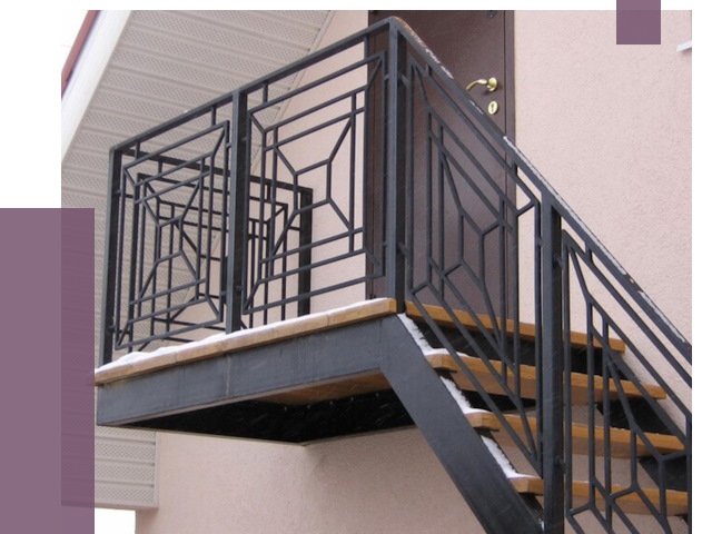 Металлические перила в Сорочинске от 4338 руб.  | ПРОЛЁТ-Срч