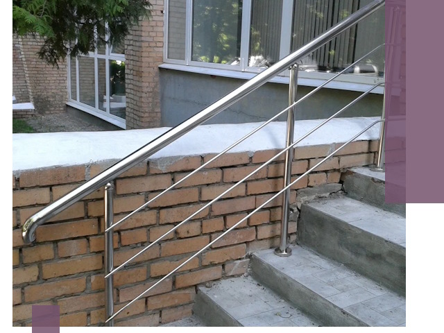 Перила из нержавеющей стали высокого качества в Сорочинске