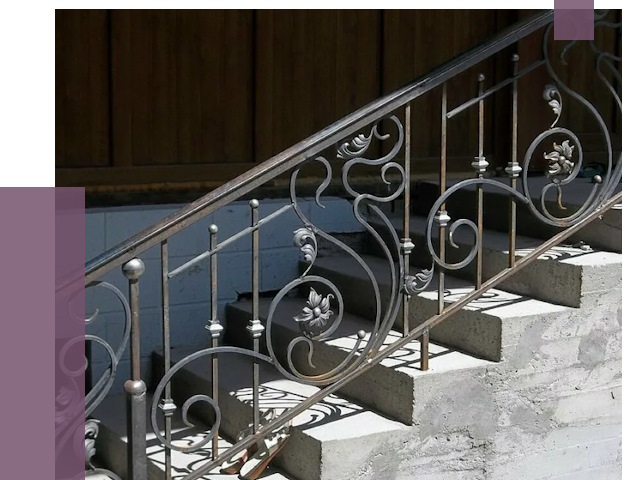 Кованые перила в Сорочинске от 8779 руб. под ключ — качество от ПРОЛЁТ-Срч