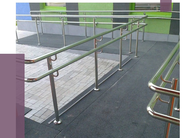 Ограждения пандусов в Сорочинске от 4389 руб. монтаж | ПРОЛЁТ-Срч