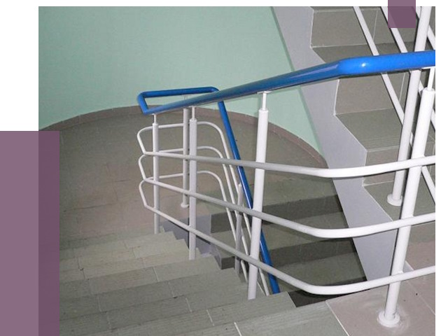 Перила в подъезде в Сорочинске — установка и замена от 7488 руб. | ПРОЛЁТ-Срч