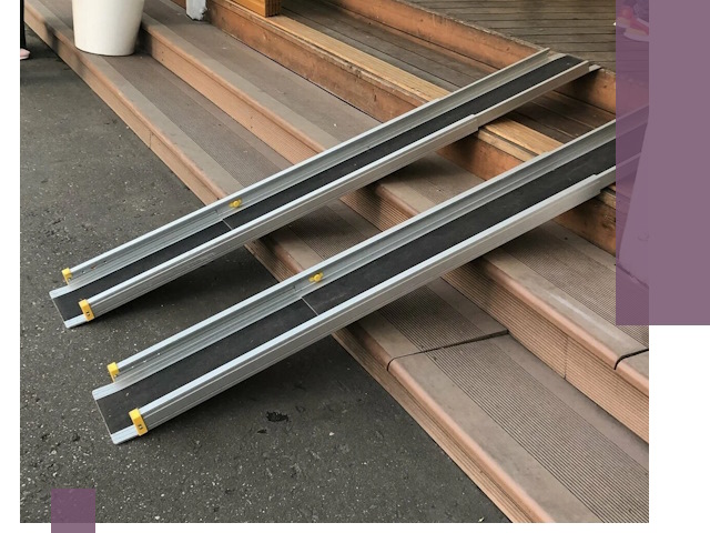 Телескопические пандусы под ключ в Сорочинске — изготовление и монтаж