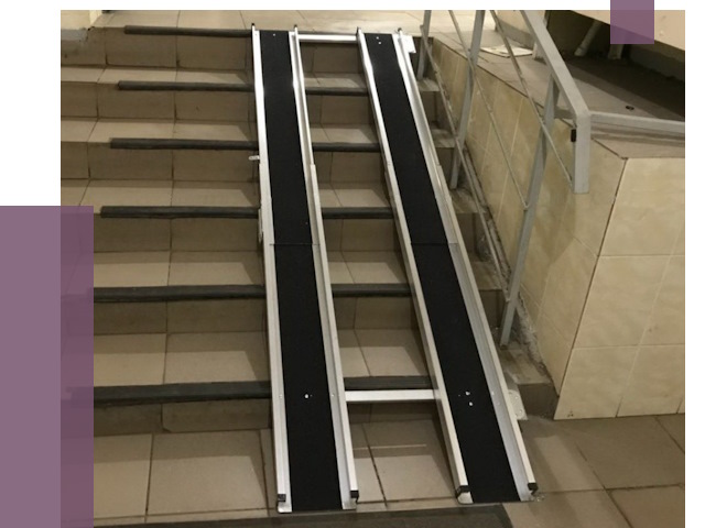 Установка пандуса в подъезд в Сорочинске от 8056 руб. под ключ | ПРОЛЁТ-Срч