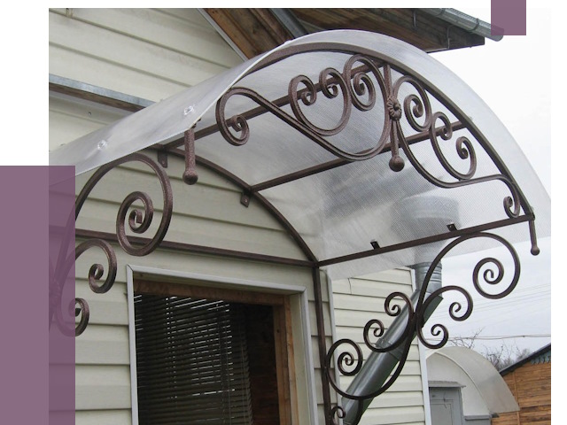 Изготовление козырьков в Сорочинске от 7436 руб. — заказать | ПРОЛЁТ-Срч