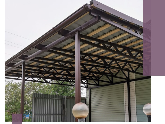 Навесы под ключ в Сорочинске: изготовление, монтаж и гарантия