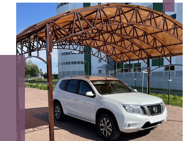 Недорогие навесы в Сорочинске от 43378 руб.  | ПРОЛЁТ-Срч