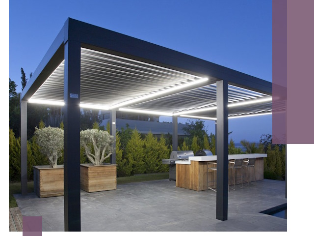 Навесы отдельно стоящие под ключ в Сорочинске из металла и поликарбоната