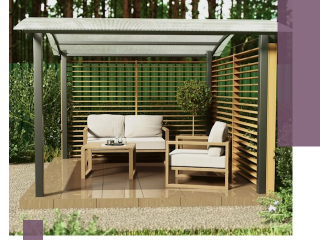 Навесы для дачи в Сорочинске: изготовление, монтаж и демонтаж