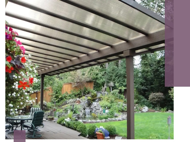 Навесы из поликарбоната под ключ в Сорочинске быстро и надёжно