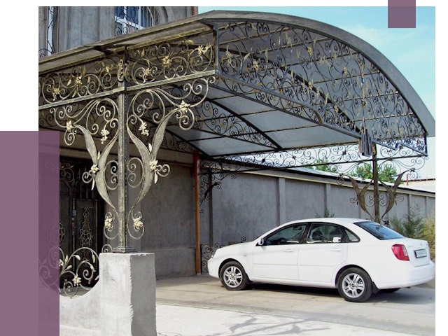 Кованые навесы в Сорочинске от 14717 руб. | ПРОЛЁТ-Срч