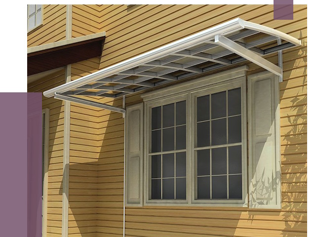 Козырьки над окнами в Сорочинске от 7694 руб. — монтаж, покупки | ПРОЛЁТ-Срч