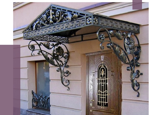 Кованые козырьки в Сорочинске под ключ от 12858 руб. — ПРОЛЁТ