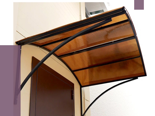 Недорогие козырьки в Сорочинске от 7663 руб.  | ПРОЛЁТ-Срч