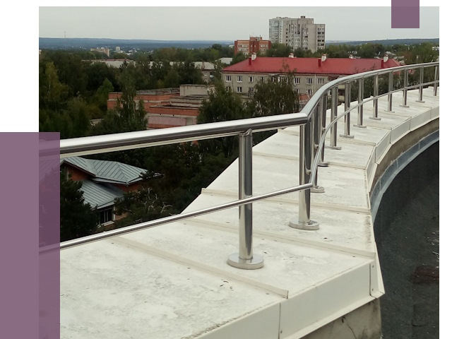 Парапеты и ограждения кровли в Сорочинске от 5009 руб.