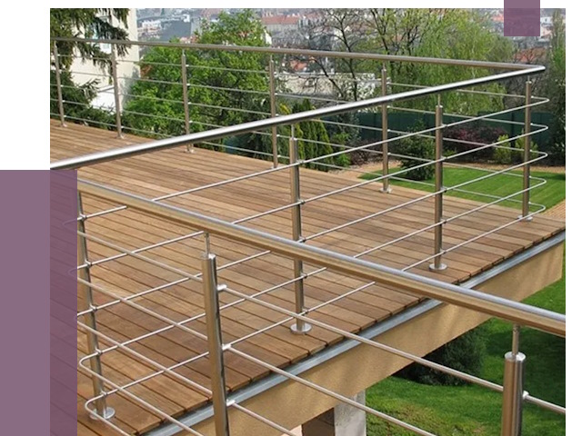 Алюминиевые парапеты в Сорочинске под ключ от 7849 руб. 