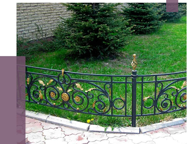Кованые газонные ограждения в Сорочинске от 7694 руб. — ПРОЛЁТ-Срч