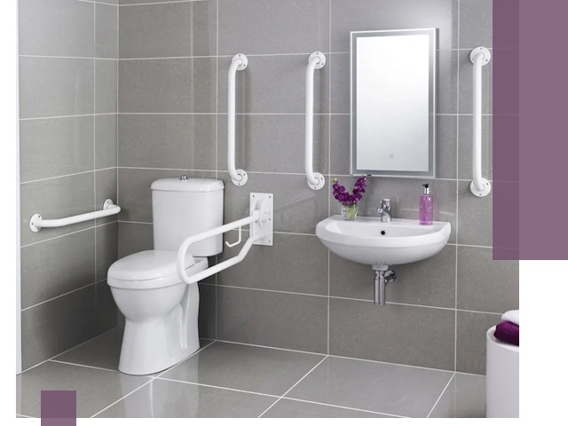 Поручни для санузлов в Сорочинске: установка, ремонт и монтаж